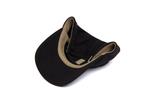 Clean Black Wool Dad Hat wool baseball cap