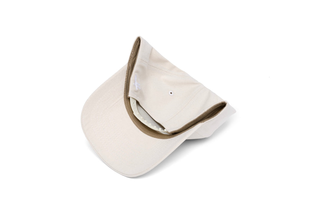 Clean Bone Brushed Twill 5-Panel wool baseball cap