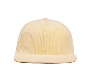 Clean Bone 6-Wale Cord wool baseball cap
