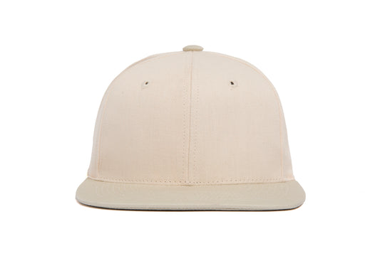 Clean Bone / Sand Japanese Twill Two Tone wool baseball cap