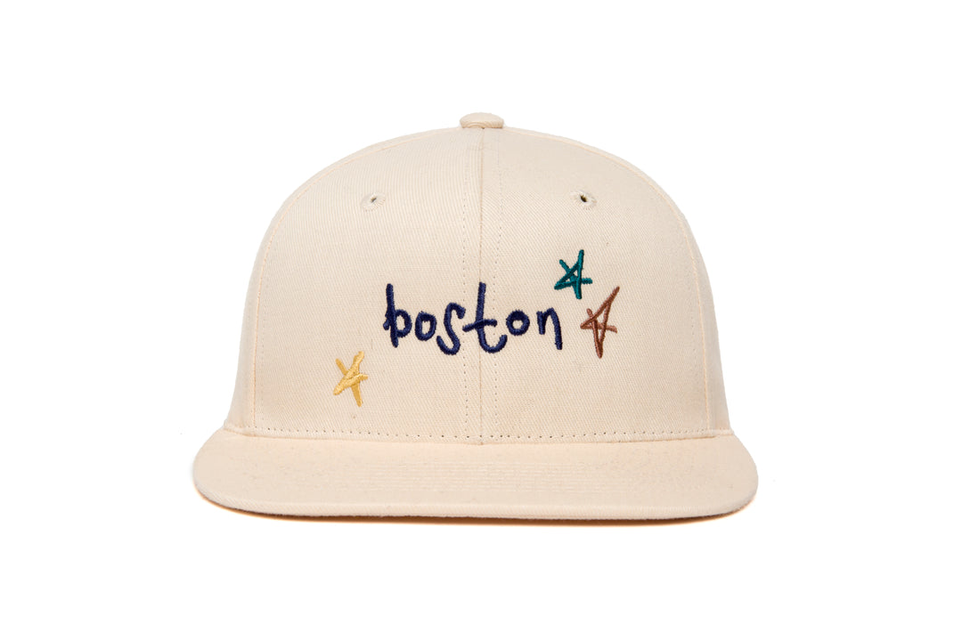 Boston Scribble wool baseball cap