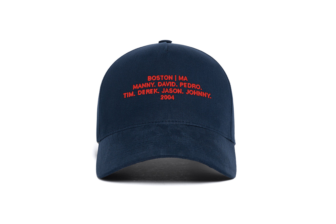 Boston 2004 Name 5-Panel wool baseball cap