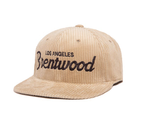 Brentwood 6-Wale Cord wool baseball cap