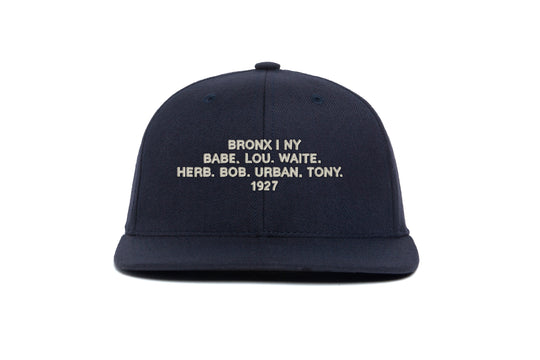 Bronx 1927 Name wool baseball cap