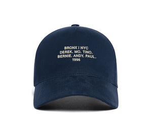 Bronx 1996 Name 5-Panel wool baseball cap