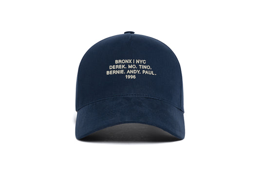 Bronx 1996 Name 5-Panel wool baseball cap