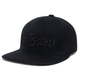 Bronx Tonal 3D wool baseball cap