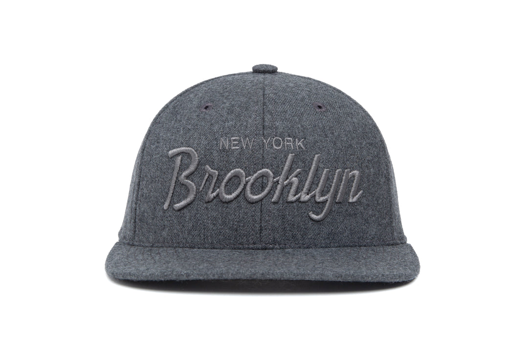 Brooklyn Tonal 3D wool baseball cap