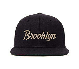 Brooklyn Chain Fitted wool baseball cap