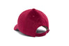 Clean Burgundy 21-Wale Cord Dad Hat
    wool baseball cap indicator
