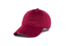 Clean Burgundy 21-Wale Cord Dad Hat
    wool baseball cap indicator