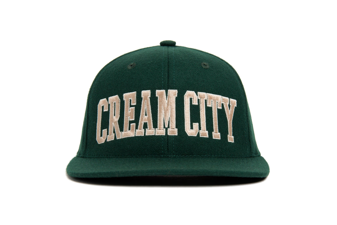 CREAM CITY wool baseball cap