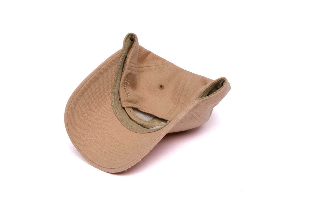 Clean Camel Snapback Curved Wool wool baseball cap