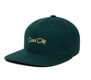 Carol City Microscript wool baseball cap