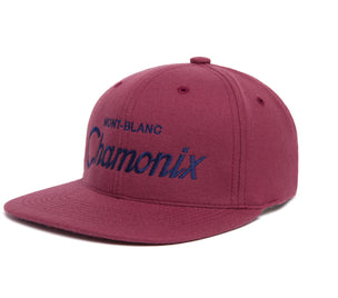 Chamonix wool baseball cap