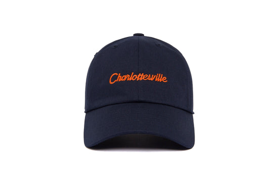 Charlottesville Microscript Dad wool baseball cap