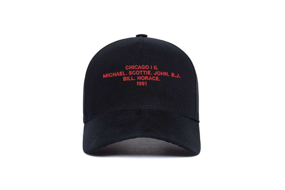 Chicago 1991 Name 5-Panel wool baseball cap