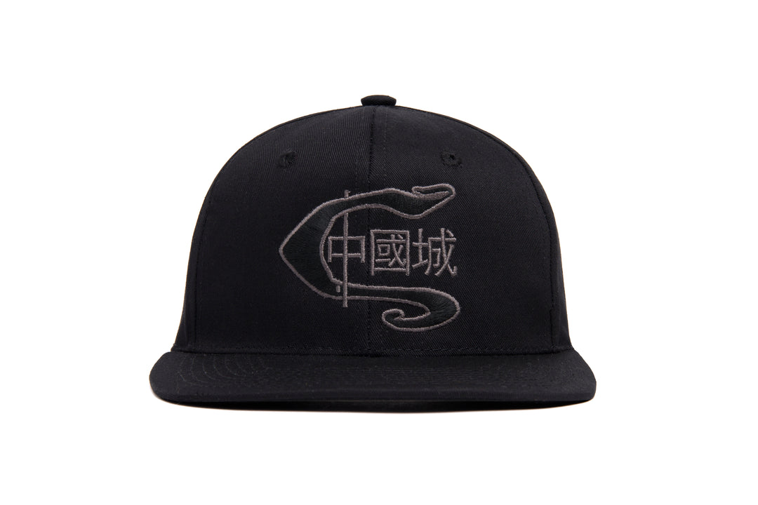 Chinatown Tonal Interlock wool baseball cap