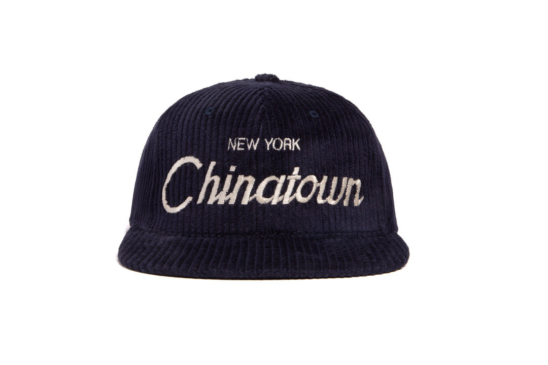 Chinatown 6-Wale Cord wool baseball cap