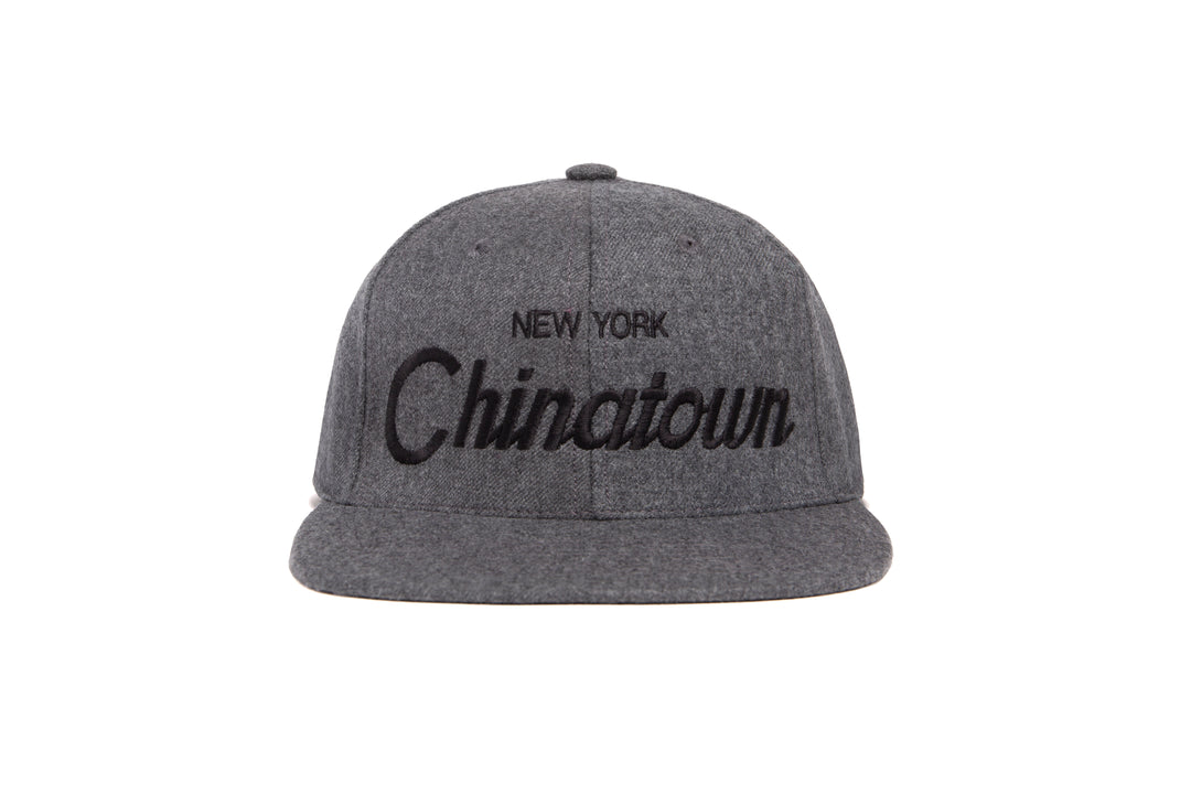 Chinatown II wool baseball cap