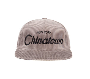 Chinatown 6-Wale Cord II wool baseball cap