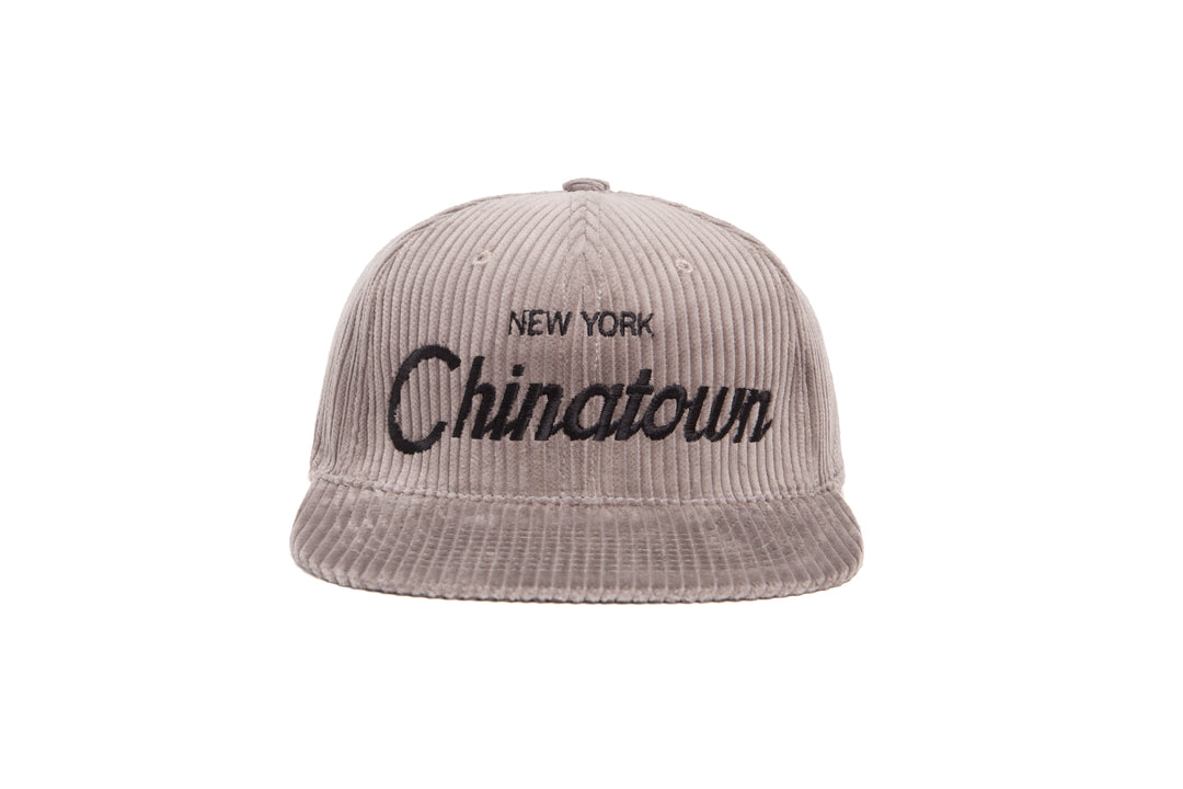 Chinatown 6-Wale Cord II wool baseball cap