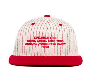 Cincinnati 1990 Name II Pinstripe wool baseball cap