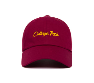 College Park Microscript Dad wool baseball cap