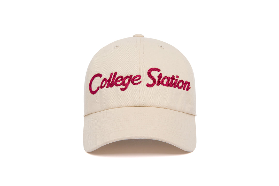 College Station Chain Dad wool baseball cap