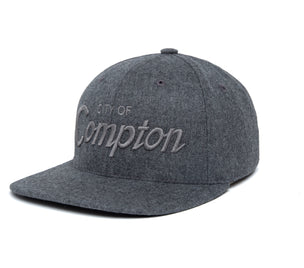 Compton Tonal 3D wool baseball cap