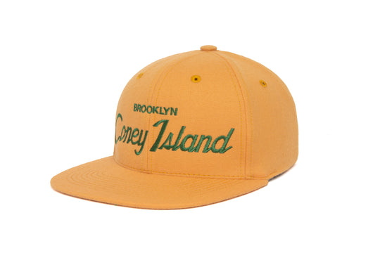 Coney Island wool baseball cap