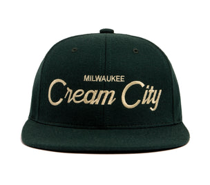 Cream City wool baseball cap