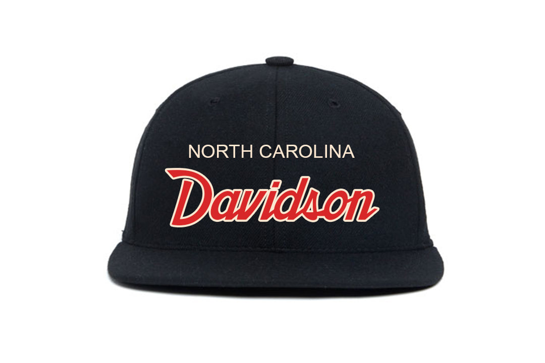 Davidson wool baseball cap