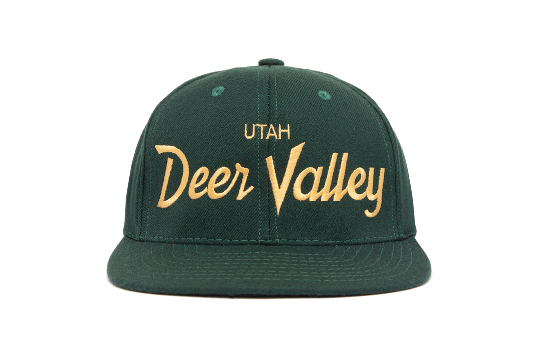 Deer Valley wool baseball cap