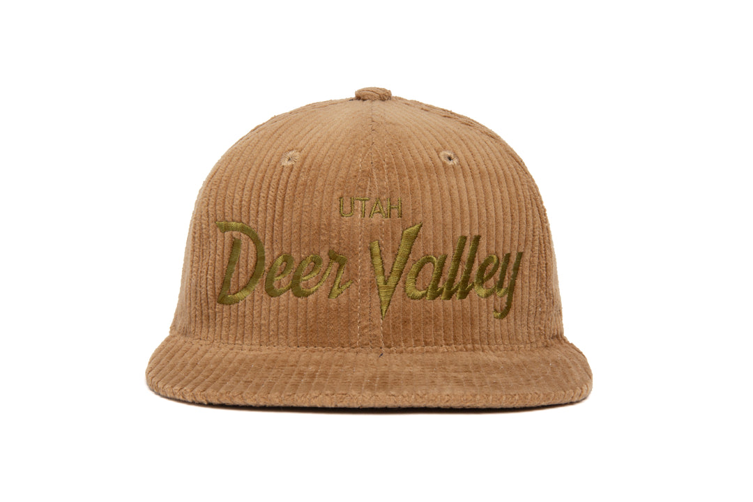 Deer Valley 6-Wale Cord wool baseball cap
