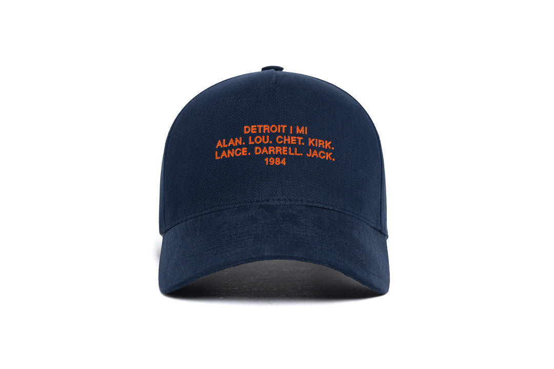 Detroit 1984 Name 5-Panel wool baseball cap