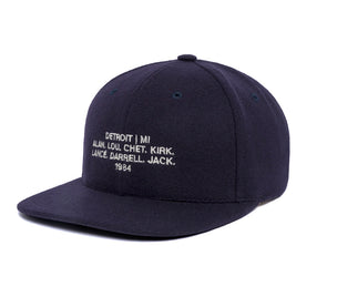 Detroit 1984 Name II wool baseball cap