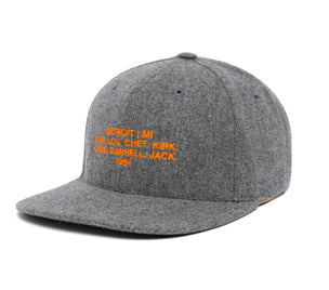 Detroit 1984 Name wool baseball cap