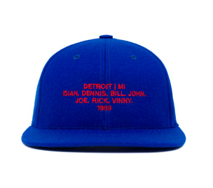 Detroit 1989 Name wool baseball cap