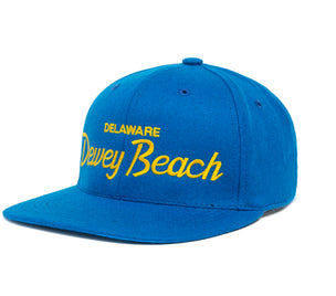 Dewey Beach wool baseball cap