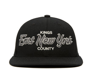 East New York 3D High / Low wool baseball cap