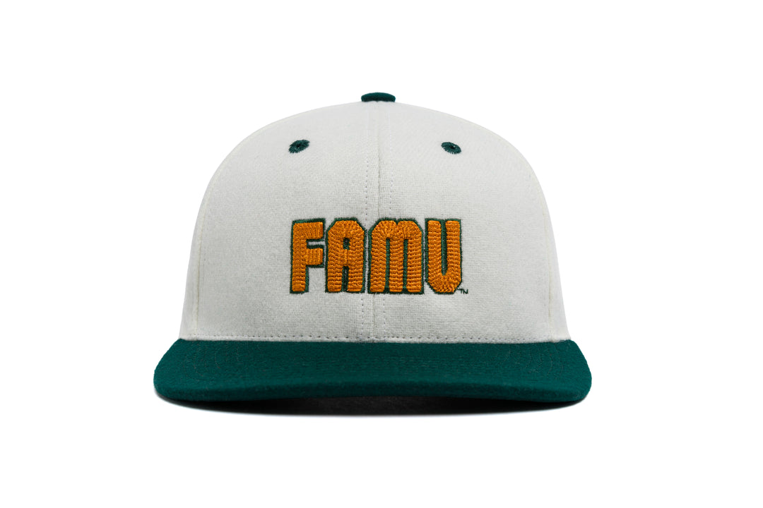 FAMU Wordmark 3D Chain Two Tone Wool wool baseball cap