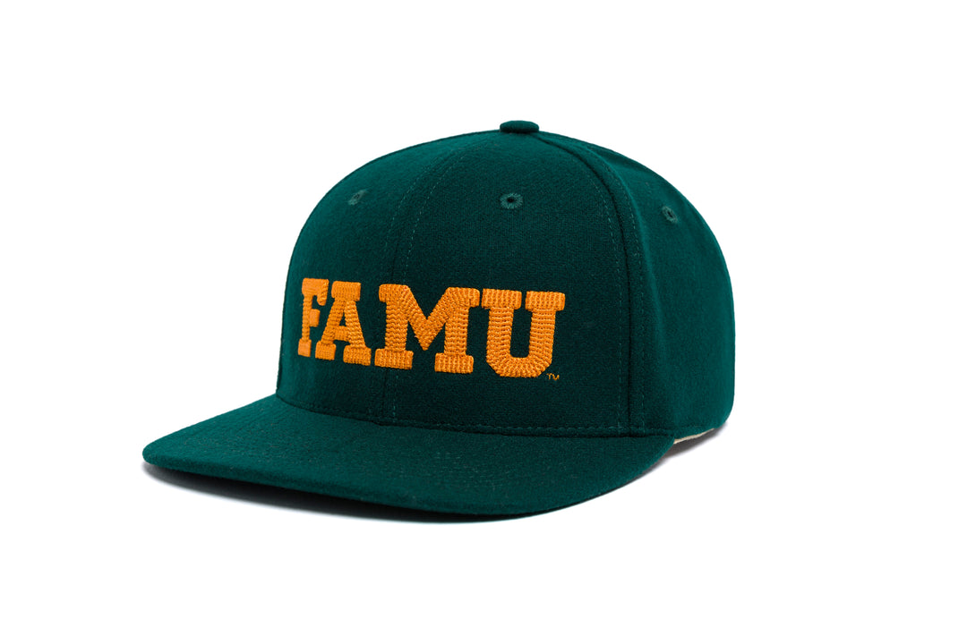 FAMU Wordmark 3D Chain Wool II wool baseball cap