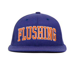 FLUSHING wool baseball cap