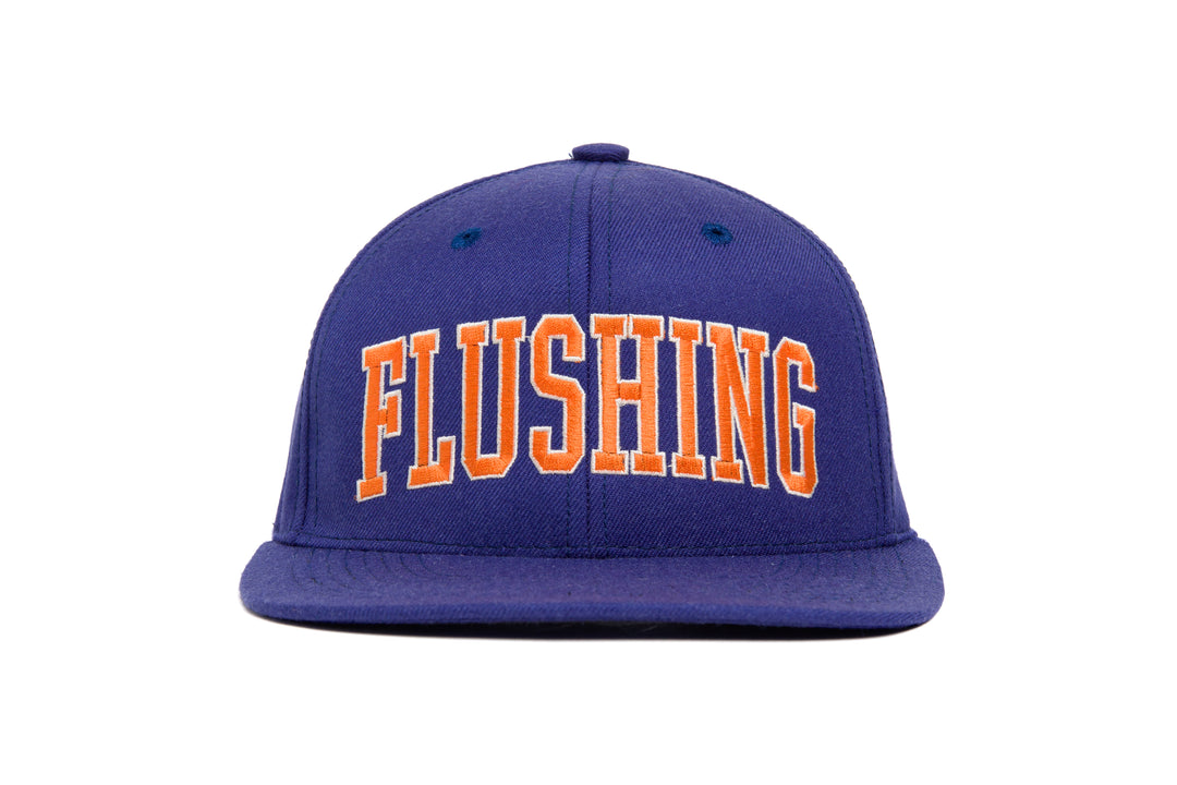 FLUSHING wool baseball cap