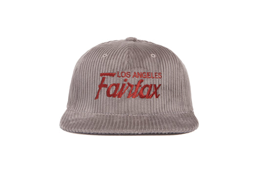 Fairfax 6-Wale Cord wool baseball cap