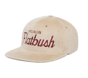 Flatbush 6-Wale Cord wool baseball cap