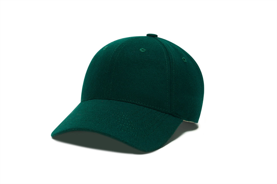 Clean Forest Snapback Curved Wool wool baseball cap