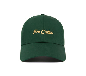 Fort Collins Microscript Dad wool baseball cap