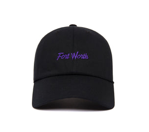 Fort Worth Microscript Dad wool baseball cap